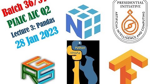 PIAIC Batch 36/37 Q2 AIC Lecture 3 Pandas 20230128