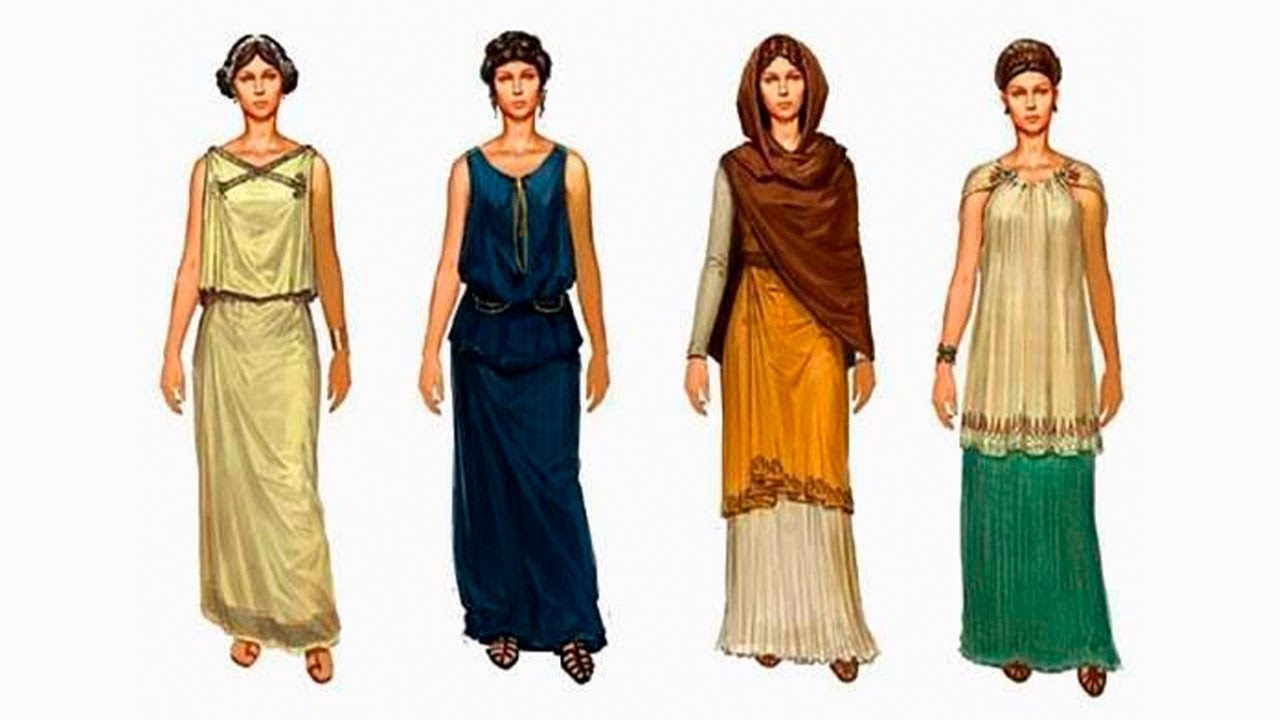 What clothes the women of ancient Rome wore - YouTube