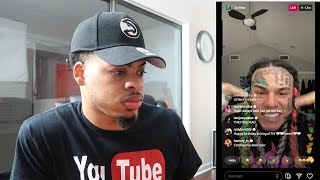 6IX9INE "IG LIVE" REACTION EXPLAINS WHY HE SNITCHED PLUS DISSES MEEK MILL, LILTJAY & MORE