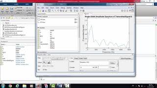 Spectrum Frequency in Matlab Program