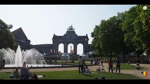 SUPER DAY AT Parc du Cinquantenaire. Brussels, Belgium