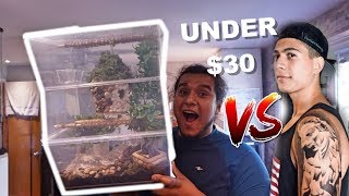 Building A Dollar Store Crested Gecko Enclosure Competition Vs Er Bros 