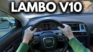 *LOUD* 2010 Audi S6 POV Drive (5.2L V10)