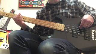 1991 USA Peavey Foundation Electric Bass Guitar Black Super Ferrite Pickups