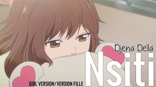 Nightcore ⇢ Nsiti - Female Cover/Version Fille (Lyrics)