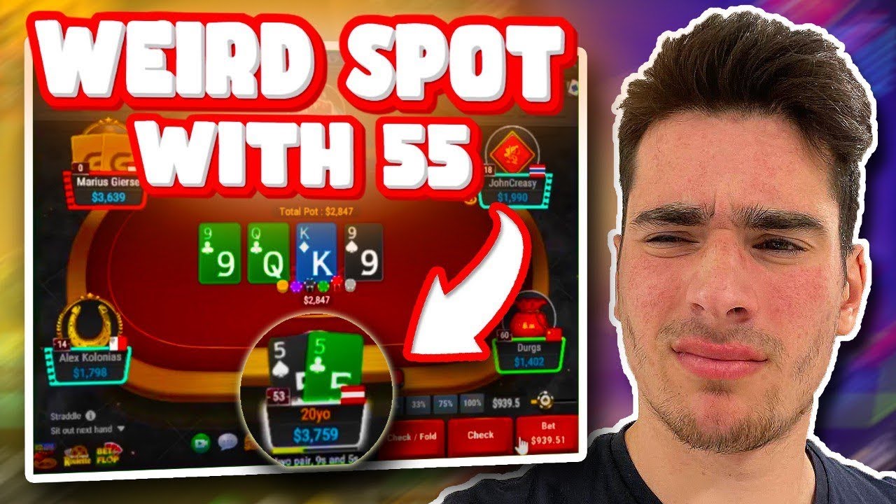 NL5000$ I raise 650$ PREFLOP with 55 BAD IDEA ?