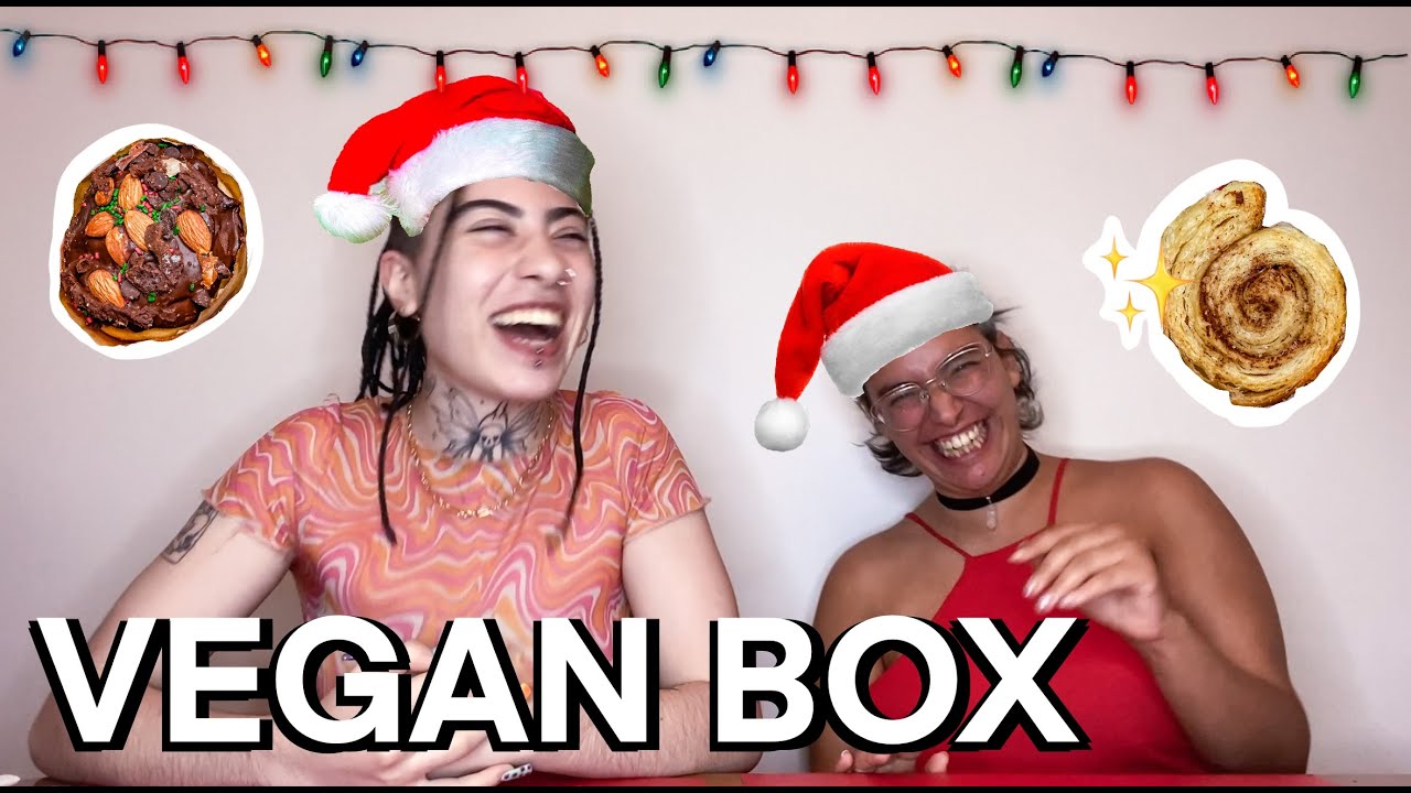 PROBAMOS COMIDA NAVIDEÑA VEGANA | Vegan Box de @mooki.vegan
