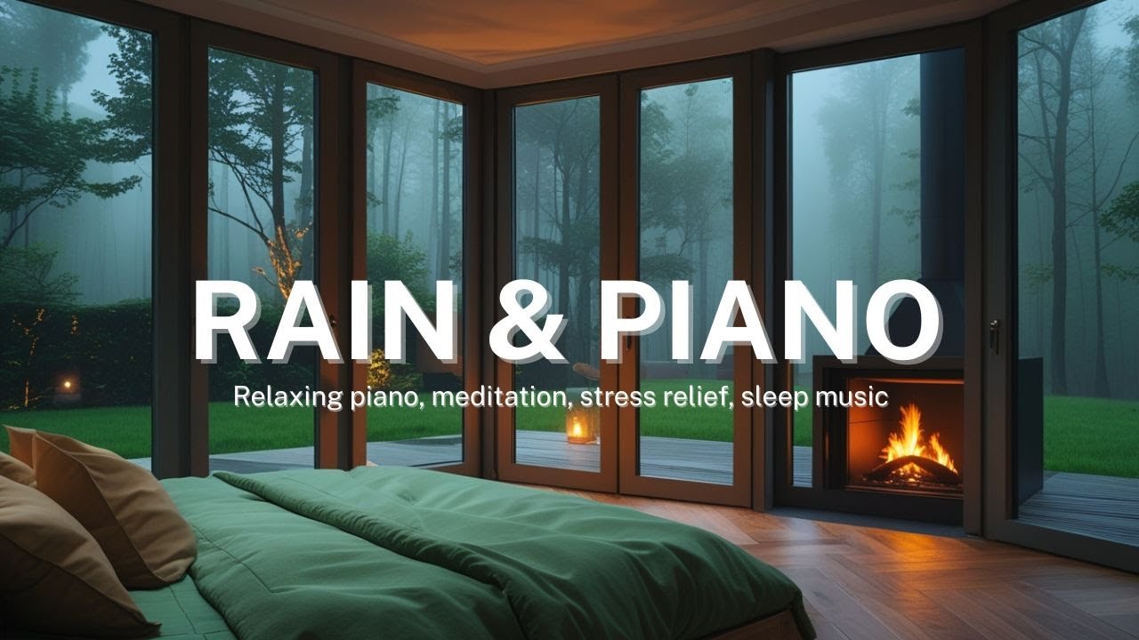 (No Ads) Gentle Rain & Peaceful Piano – Deep Sleep Music for Inner Calm ...