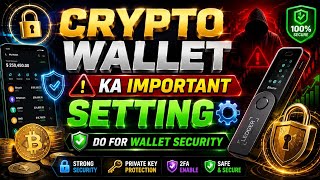 🔥Crypto Wallet Ka Most Important Security Setting 🔐 |💥 Enable This NOW Before It’s Too Late!‼️