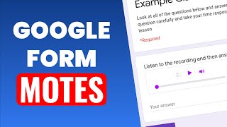Famous How to use Mote in Google Forms Wealth