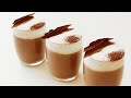 チョコレートプリンの作り方 | 焼かないプリン | crème au chocolat | いにずきっちん