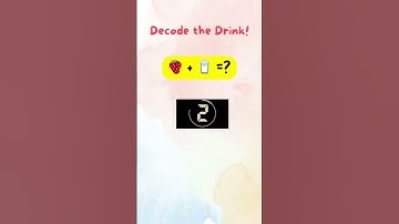 Riddle Challenge: Can You Decode These Drink Emojis?#RiddleChallenge #riddlesfun  #brainsforkids