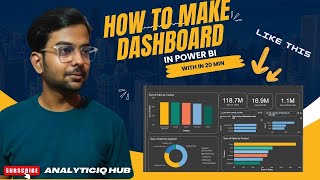 HOW TO MAKE DASHBOARD IN POWER BI FROM SCRATCH | AnalyticIQ Hub