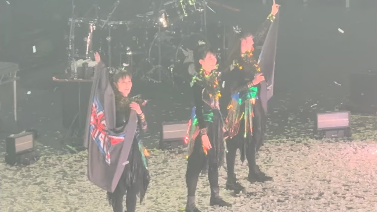 BABYMETAL - Su-Metal lovely message at the end of the night - London O2 Arena - 30th May 2025