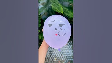 Purple Emoji Balloon - Tyr Not To Laught! 😂🎈