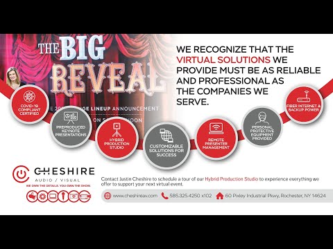 Cheshire AV Presents Virtual Events Highlight Reel