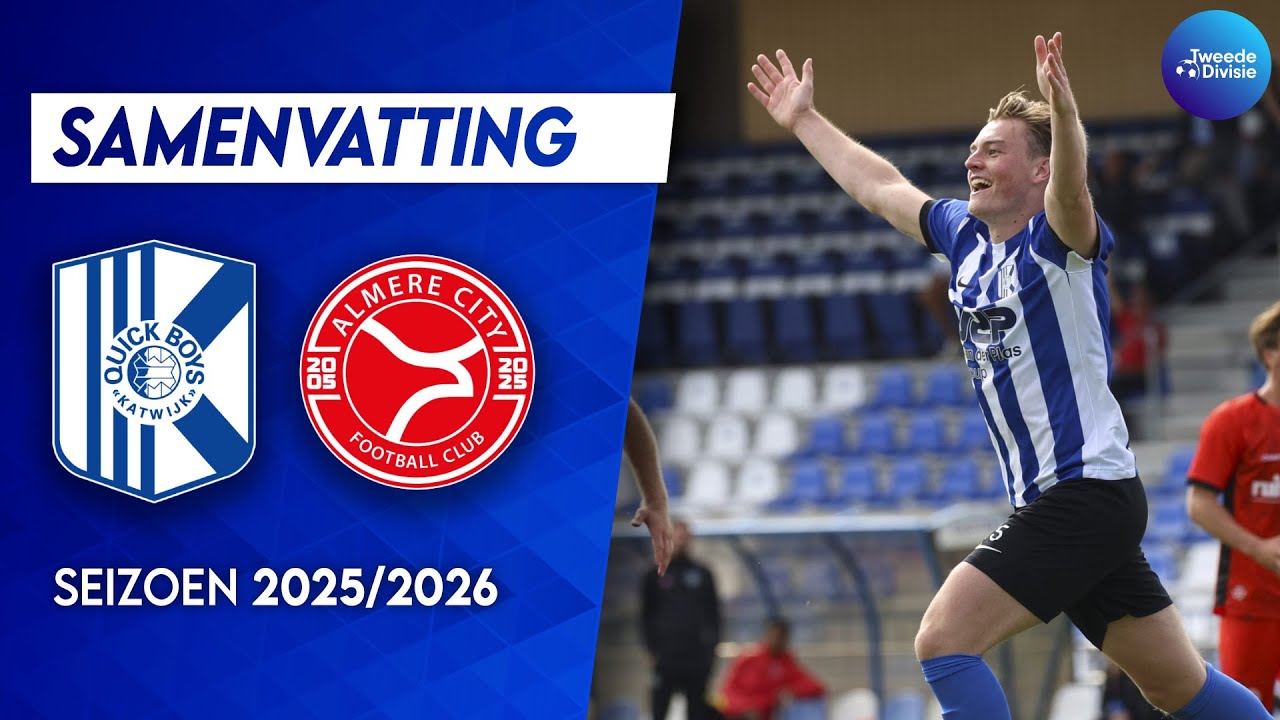 Samenvatting Quick Boys - Jong Almere City | Tweede Divisie 25/26