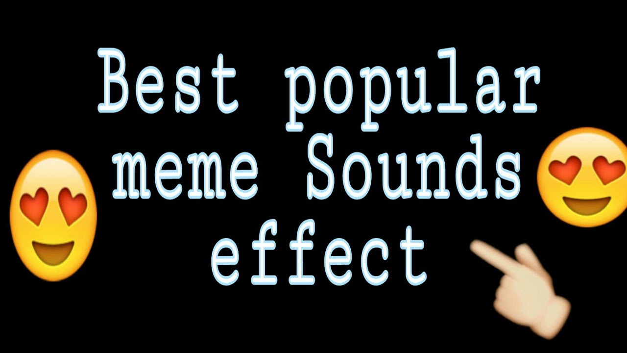 Best meme YouTube videos sounds effects😍 YouTube