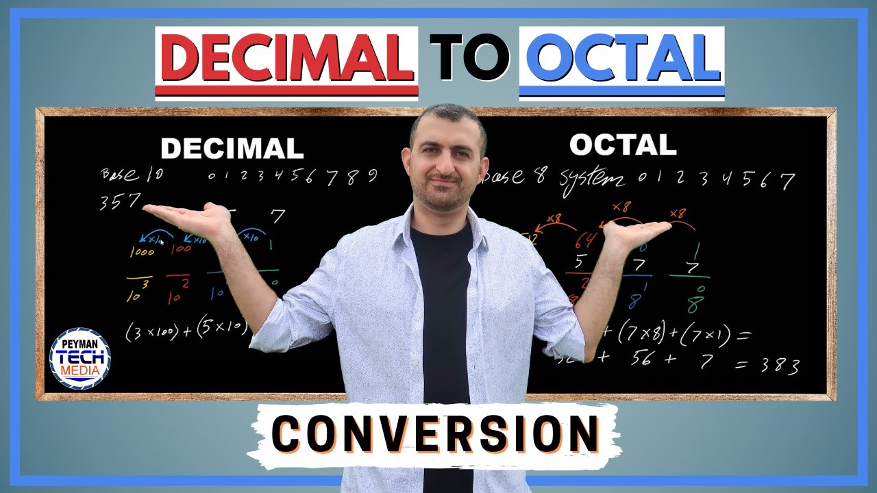 How To Convert Decimal To Octal | Convert Decimal To Octal Successive ...