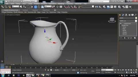 3ds Max Spline Modeling a Jug |  How To Make Jug In 3DS Max