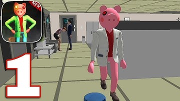 Hello Scary Piggy Boss : Horror Escape Full Gameplay Walkthrough || Level 1 to 10 ||