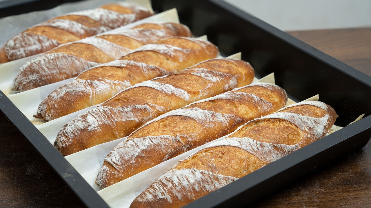 Попрощайтесь с багетами из магазина! Легко приготовить дома！ вкусно и полезно