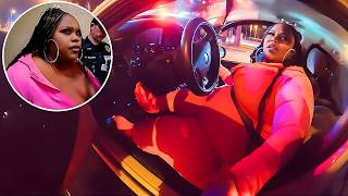 Download Lagu Drunk as Hell Giant Racist Woman Passes Out in Middle of Road, Wakes Up \u0026 Fights No-BS Cops MP3