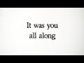 It Was You - Red Jumpsuit Apparatus (Lyric Video)