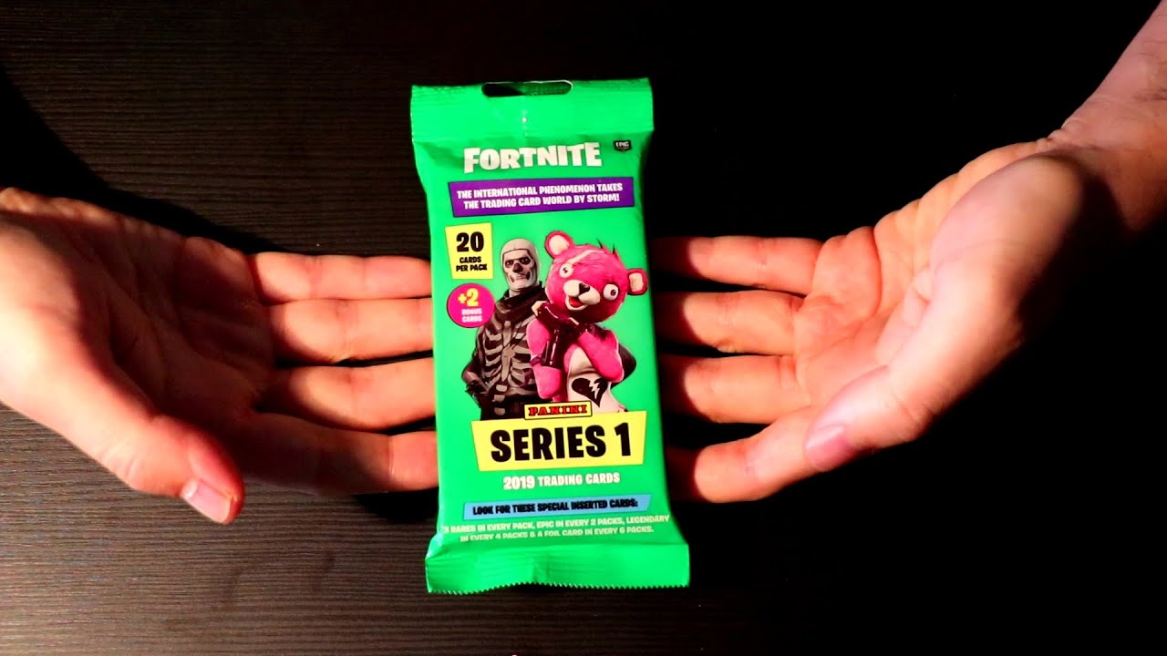 ASMR BOOSTER CARTES FORTNITE series 1