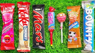 Asmr Most Popular Candys Some Lots Of Colorful Rainbow Lollipop Candy Unpacking Chocolate Eat