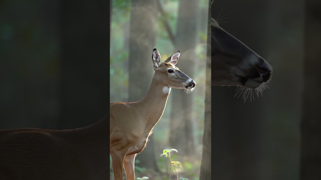 My AI's Morning Deer: Mist, Sunbeams 🦌✨