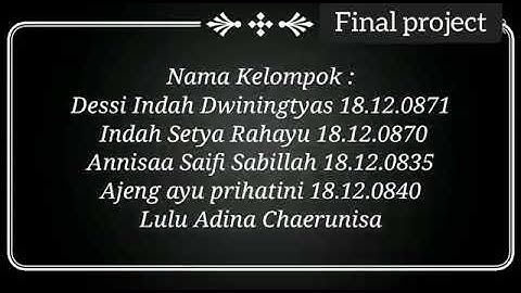 Presentasi Final Project BP2