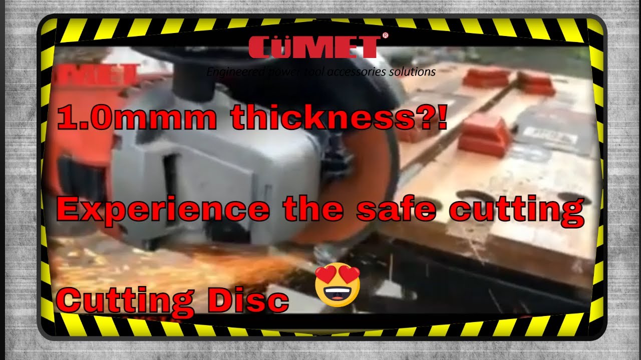 Angle grinder with 4inch ultra thin cutting disc for metal and steel