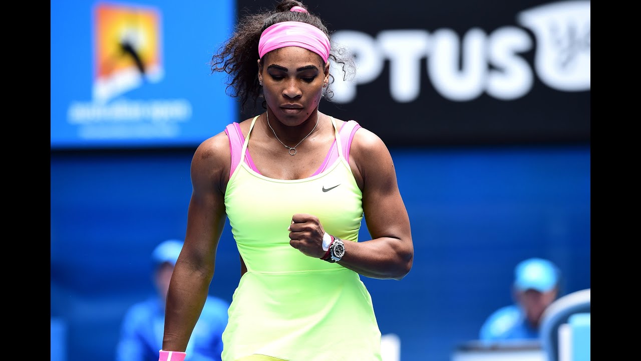 Serena Williams v Garbine Muguruza highlights (4R) - Australian Open 2015 - YouTube