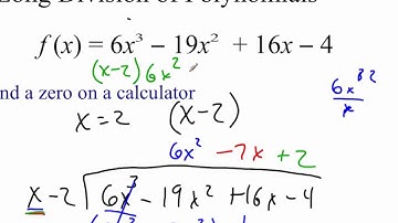 Pre-Calculus 2.3: Polynomial and Synthetic Division part 1