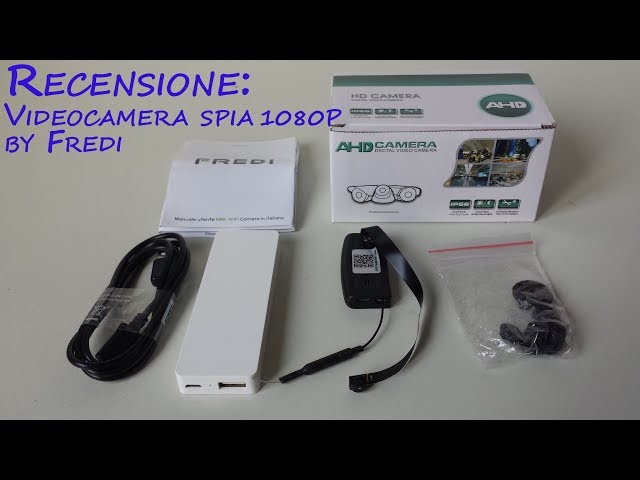 FREDI Telecamera Spia WiFi HD 1080P – Mini Nascosta Con Visione Notturna E Movimento, Interno Per Casa O Ufficio
