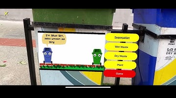 Create awareness on Solid Waste Management using Augmented Reality