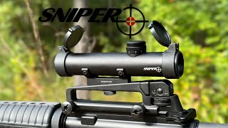 MT4X20 Carry Handle Scope with BDC Turret Mil Dot Reticle | Sniper