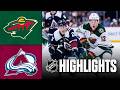 Ref:9AxrDejFlmA Wild vs. avalanche | nhl highlights | march 08, 2026