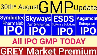 All IPO GMP Today | ESDS Software IPO GMP Symbiotec IPO GMP Augmont IPO Skyways IPO Stock Market Tak screenshot 5