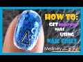 HOW TO GET BEAUTIFUL NAILS WITH NAIL FOILS  SHORT NAIL ART DESIGN TUTORIAL | MELINEY 4 BEGINNERS
