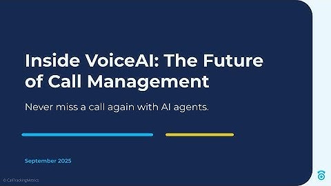 Inside VoiceAI: The Future of Call Management | Live Event Recording