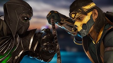 Mortal Kombat 1 - Noob Saibot vs Takeda | All Intro/Interaction Dialogues
