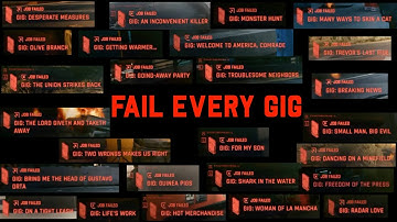 FAILING EVERY GIG IN CYBERPUNK 2077 [v2.12]