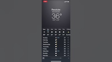iOS 14 weather animation 24: Snow showers