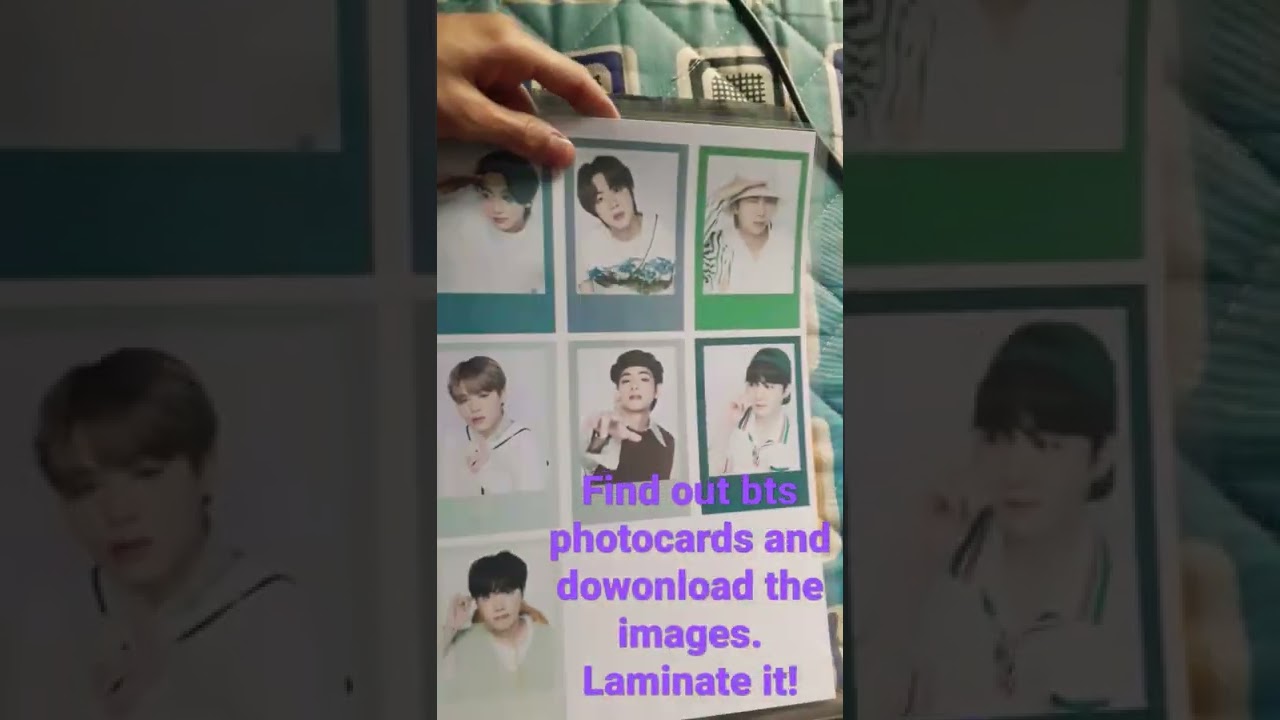 DIY cheap BTS Photocards!💜 