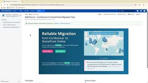 Fixing Broken Links after Confluence to Sharepoint Migration Using WikiTraccs