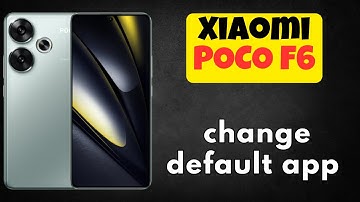 POCO F6 default app settings | how to change default app POCO F6