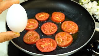 Do you have tomatoes and eggs at home? 😋 Simple, quick and delicious recipe!