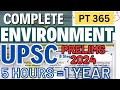 Visionias pt365 environment 2024 complete i environment 1 year complete current upsc ias pt365